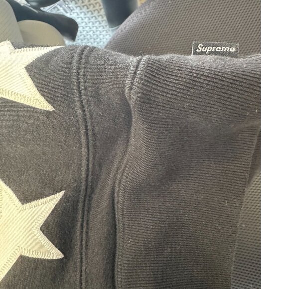 SUPREME HOCKEY HOODED SWEATSHIRT - BLACK (FW22) SMALL - Picture 10 of 10